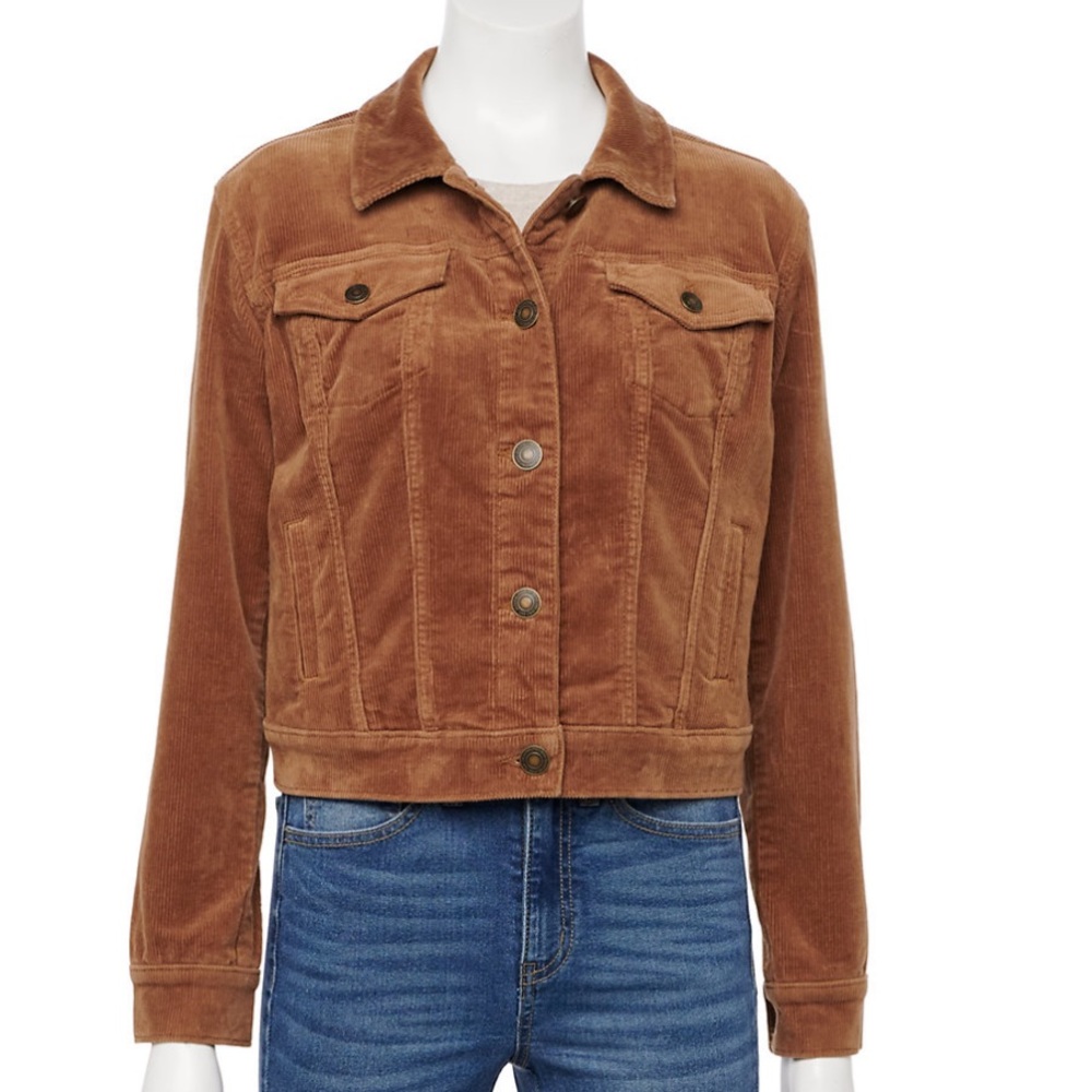 Juniors SO Corduroy Jacket
